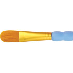 Royal Brush Company Crafters Choice Gold Taklon Oval Wash 1/2" 3 Pack