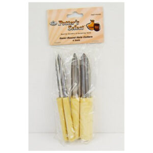 Royal Brush Company Semi Round Hole Cutter 4 Pc