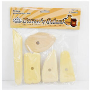 Royal Brush Company Wooden Potter's Rib 5 Pc