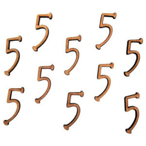 Yart Factory Mdf Number 5 (28mm) Pk 10