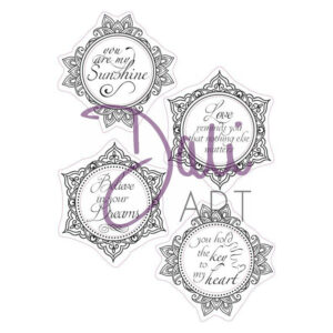 Photocentric Daliart Circular Frame-my Sunshine