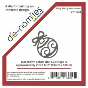 Die-Versions Bitty Swirly Ornament