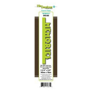 Die-Versions Express Edges - Memories