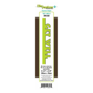 Die-Versions Express Edges - Get Well