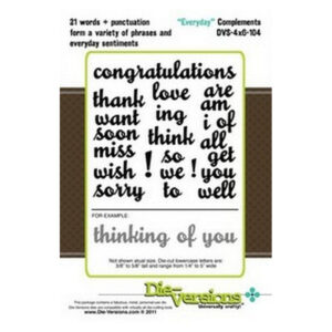 Die-Versions Complements - Everyday