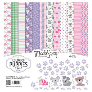 Colour of Puppies Paper Pack 12"x12" My Little Boy