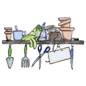 Lindsay Mason Gardening Shelf