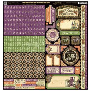 Graphic 45 Rare Oddities Sticker Singles