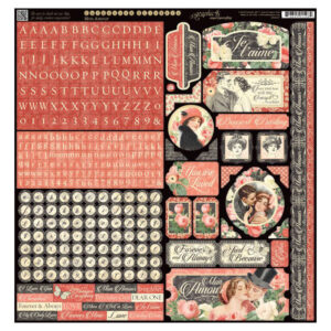 Graphic 45 Mon Amour Sticker