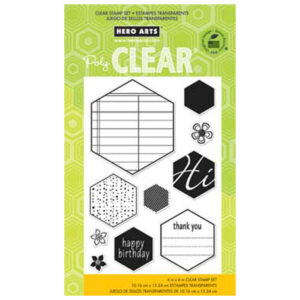 Hero Arts Cl: Clear Hexagons 4x6 - Clea
