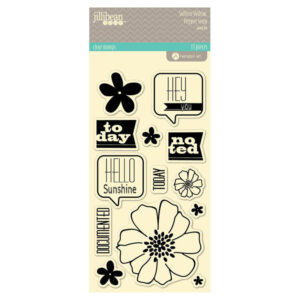 Hampton Art Saffron Yellow Large Stamp Set