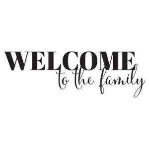 Hampton Art Jellibean Welcome Family