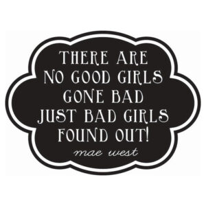 Hampton Art Wood Mounted Stamp Lol Good Girls Gone Bad