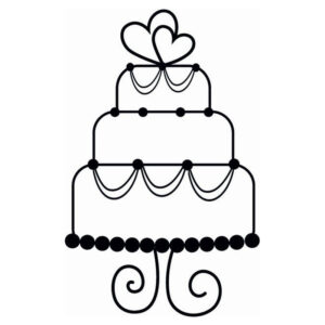 Hampton Art Ha Wedding Cake