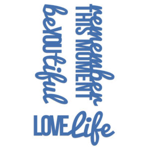 Kaisercraft Decorative Dies Script Words