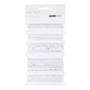 Kaisercraft Lace Pack - White