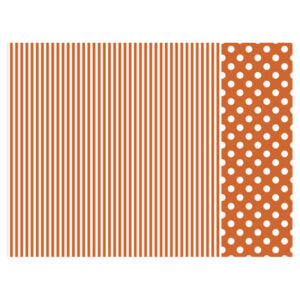 Kaisercraft Scrapbook Paper-orange Stripe Packs Of 10 Sheets