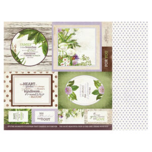Kaisercraft 12x12 Scrapbook Paper Botany Packs Of 10 Sheets