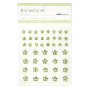 Kaisercraft Mx Flower Rhinestones - Mint