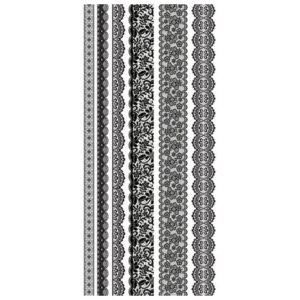 Kaisercraft Clear Stickers Lacey Borders