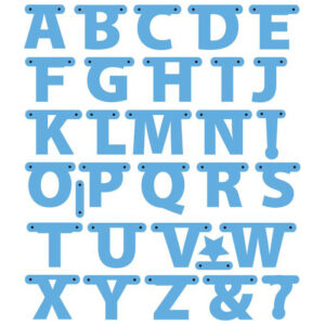 Marianne Design Alphabet Garland