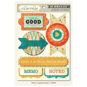 My Minds Eye Memo Layered Sticker Single Packs