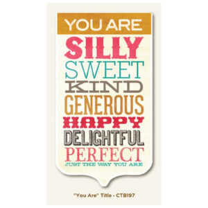 My Minds Eye You Are Title Packs Of 10