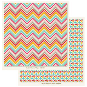My Minds Eye My Girl Chevron Paper