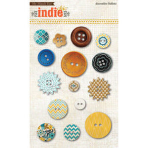 My Minds Eye Family Buttons Packs Of 6