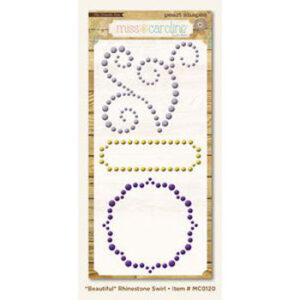 My Minds Eye Beautiful Rhinestone Swirl Singles