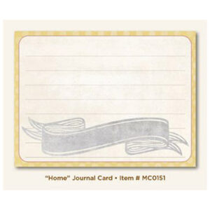 My Minds Eye Home Journal Card Singles
