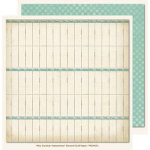 My Minds Eye Adventures Record 12x12 Paper