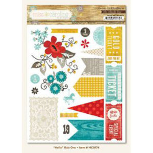 My Minds Eye Hello Rub Ons Singles