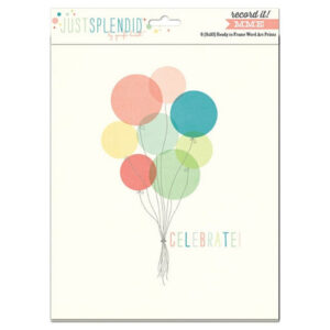 My Minds Eye Record It! 8x10 Word Art Pack Balloons