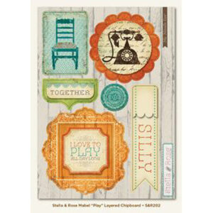 My Minds Eye Play Layered Chipboard Singles