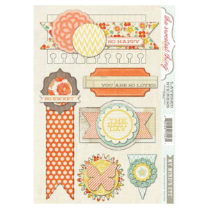 My Minds Eye Happy Layered Sticker Singles