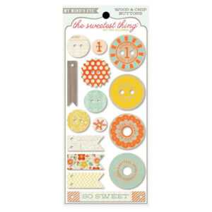 My Minds Eye Hello Buttons Singles