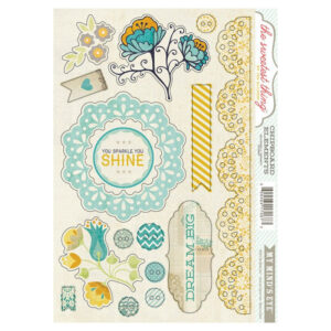 My Minds Eye Bright Chipboard Elements Singles