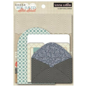 Teresa Collins Designs He Said Envelopes
