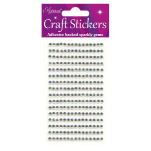 4mm Gems Iridescent Craft Stickers No.42 - 240 Pieces