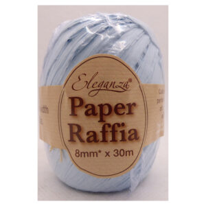Paper Raffia No.25 Light Blue - 8mm X 30m