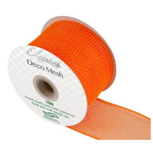 Deco Mesh Orange No.04 - 63mm X 10m