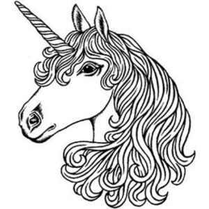 Sue Dix Unicorn Head