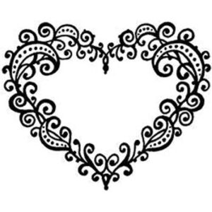 Sue Dix Swirly Heart