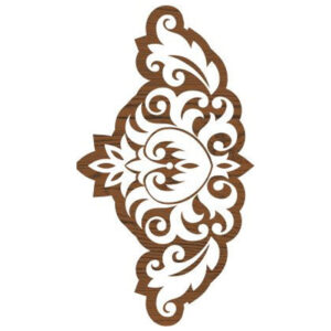 Border Baroque Block Printing Stamp