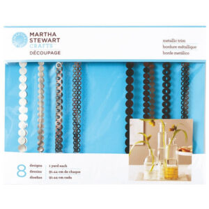 Martha Stewart Crafts Decoupage Metallic Trims - Pewter