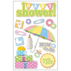 Paper House Productions Baby Shower - Sticker - 3d