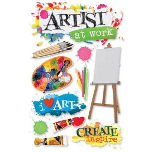 Paper House Productions Art Class - Sticker - 3d