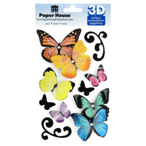 Paper House Productions Butterflies - Sticker - 3d