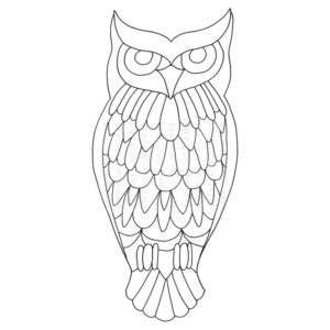 Photocentric Lindsay Mason Zendoodle Big Owl